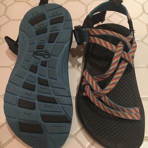 Kids Size 2 Chacos - Rainbow Stripe